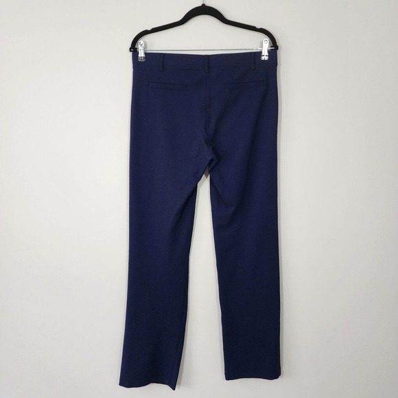 Betabrand Navy Blue Straight Leg Classic Dress Yoga Pants Size Large - Picture 7 of 10
